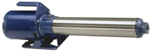 Goulds Pumps - 3/4 hp, 1 Phase, 115/230 Volt, Suction and Gravity Feed Pump, Multi Stage Booster Pump - Water Supply Booster, ODP Motor, 9 Stage - Eagle Tool & Supply