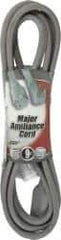 Southwire - 9', 12/3 Gauge/Conductors, Beige Outdoor Extension Cord - 1 Receptacle, 20 Amps, 250 VAC, UL SPT-3, NEMA 6-20 - Eagle Tool & Supply