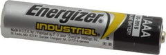 Ability One - Size AAA, Alkaline, Standard Battery - 1.5 Volts, Button Tab Terminal - Eagle Tool & Supply