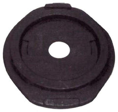 PRO-SAFE - Rubber Standard Channelizer Base - 25 Lb, Black - Eagle Tool & Supply