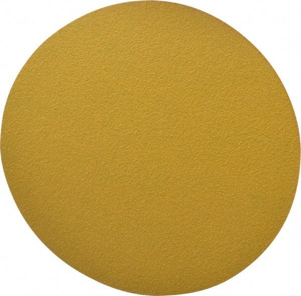 Made in USA - 5" Diam, 100 Grit, Aluminum Oxide Hook & Loop Disc - Fine Grade, Coated, C Weight Paper Backing, - Eagle Tool & Supply