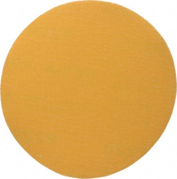 Made in USA - 5" Diam, 220 Grit, Aluminum Oxide Hook & Loop Disc - Very Fine Grade, Coated, C Weight Paper Backing, - Eagle Tool & Supply