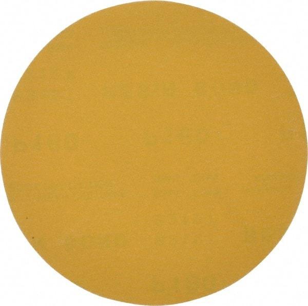 Made in USA - 6" Diam, 180 Grit, Aluminum Oxide Hook & Loop Disc - Very Fine Grade, Coated, C Weight Paper Backing, - Eagle Tool & Supply