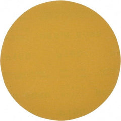 Made in USA - 6" Diam, 180 Grit, Aluminum Oxide Hook & Loop Disc - Very Fine Grade, Coated, C Weight Paper Backing, - Eagle Tool & Supply