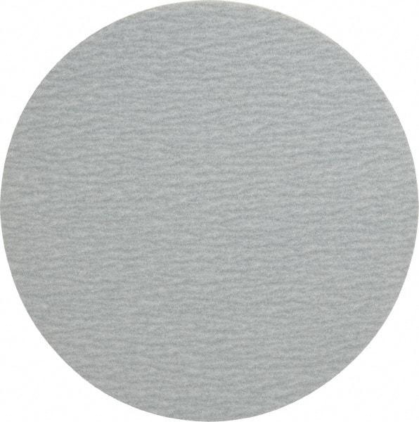 Made in USA - 6" Diam, 220 Grit, Silicon Carbide Hook & Loop Disc - Very Fine Grade, Coated, B Weight Paper Backing, - Eagle Tool & Supply