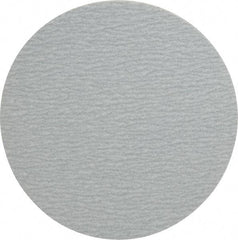 Made in USA - 6" Diam, 220 Grit, Silicon Carbide Hook & Loop Disc - Very Fine Grade, Coated, B Weight Paper Backing, - Eagle Tool & Supply