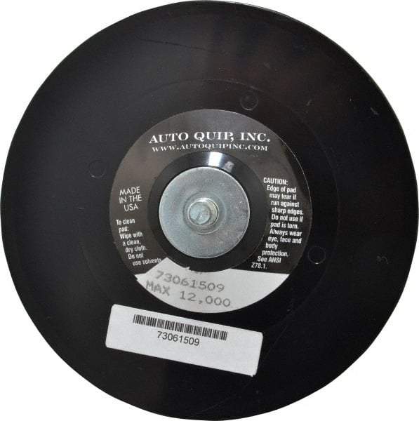 AutoQuip - 5" Diam Hook & Loop Disc Backing Pad - Medium Density, 12,000 RPM - Eagle Tool & Supply