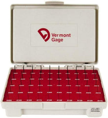 Vermont Gage - 50 Piece, 0.0115-0.0605 Inch Diameter Plug and Pin Gage Set - Plus 0.0002 Inch Tolerance, Class ZZ - Eagle Tool & Supply
