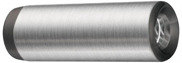 Jergens - 3/4" Diam x 2" Pin Length Alloy Steel Pull Out Dowel Pin - C 47-58 & C 60-64 (Surface) Hardness, 1 Beveled & 1 Threaded End - Eagle Tool & Supply