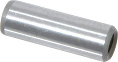 Jergens - 1/4" Diam x 3/4" Pin Length Alloy Steel Pull Out Dowel Pin - C 47-58 & C 60-64 (Surface) Hardness, 1 Beveled & 1 Threaded End - Eagle Tool & Supply