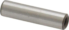 Jergens - 1/4" Diam x 1" Pin Length Alloy Steel Pull Out Dowel Pin - C 47-58 & C 60-64 (Surface) Hardness, 1 Beveled & 1 Threaded End - Eagle Tool & Supply