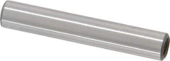 Jergens - 1/4" Diam x 1-1/2" Pin Length Alloy Steel Pull Out Dowel Pin - C 47-58 & C 60-64 (Surface) Hardness, 1 Beveled & 1 Threaded End - Eagle Tool & Supply
