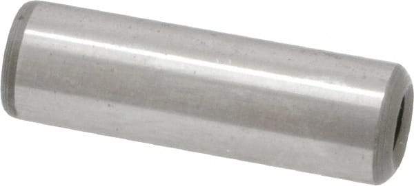 Jergens - 5/16" Diam x 1" Pin Length Alloy Steel Pull Out Dowel Pin - C 47-58 & C 60-64 (Surface) Hardness, 1 Beveled & 1 Threaded End - Eagle Tool & Supply
