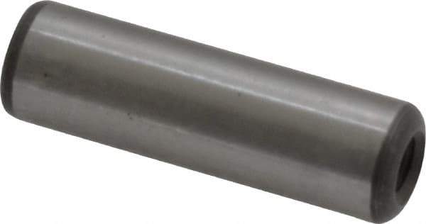 Jergens - 3/8" Diam x 1-1/4" Pin Length Alloy Steel Pull Out Dowel Pin - C 47-58 & C 60-64 (Surface) Hardness, 1 Beveled & 1 Threaded End - Eagle Tool & Supply