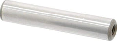 Jergens - 3/8" Diam x 2" Pin Length Alloy Steel Pull Out Dowel Pin - C 47-58 & C 60-64 (Surface) Hardness, 1 Beveled & 1 Threaded End - Eagle Tool & Supply