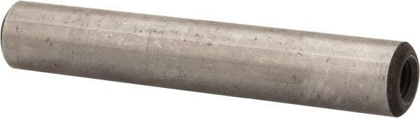 Jergens - 3/8" Diam x 2-1/4" Pin Length Alloy Steel Pull Out Dowel Pin - C 47-58 & C 60-64 (Surface) Hardness, 1 Beveled & 1 Threaded End - Eagle Tool & Supply