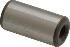 Jergens - 1/2" Diam x 1" Pin Length Alloy Steel Pull Out Dowel Pin - C 47-58 & C 60-64 (Surface) Hardness, 1 Beveled & 1 Threaded End - Eagle Tool & Supply