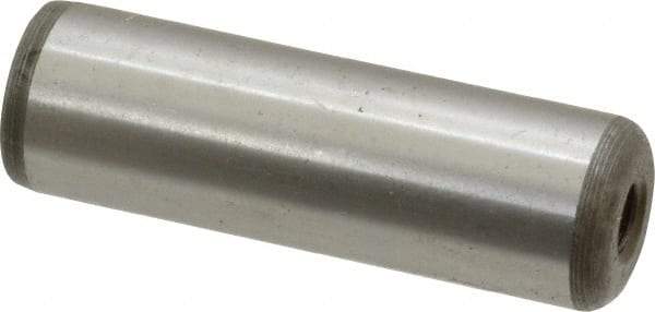 Jergens - 5/8" Diam x 2" Pin Length Alloy Steel Pull Out Dowel Pin - C 47-58 & C 60-64 (Surface) Hardness, 1 Beveled & 1 Threaded End - Eagle Tool & Supply