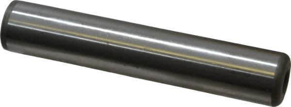 Jergens - 3/4" Diam x 4" Pin Length Alloy Steel Pull Out Dowel Pin - C 47-58 & C 60-64 (Surface) Hardness, 1 Beveled & 1 Threaded End - Eagle Tool & Supply
