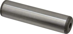 Jergens - 1" Diam x 4" Pin Length Alloy Steel Pull Out Dowel Pin - C 47-58 & C 60-64 (Surface) Hardness, 1 Beveled & 1 Threaded End - Eagle Tool & Supply