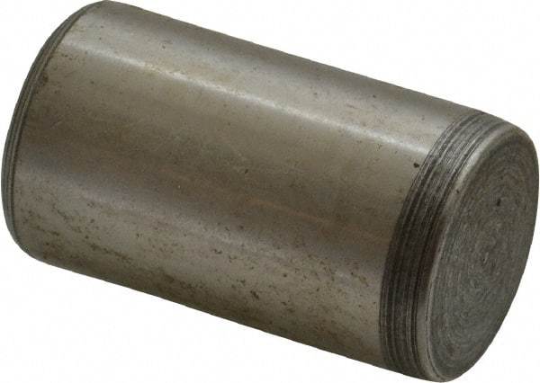 Jergens - 1" Diam x 1-3/4" Pin Length Alloy Steel Pull Out Dowel Pin - C 47-58 & C 60-64 (Surface) Hardness, 1 Beveled & 1 Threaded End - Eagle Tool & Supply