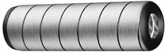 Jergens - 3/8" Diam x 1-1/2" Pin Length Alloy Steel Grooved Dowel Pin - C 47-58 & C 60-64 (Surface) Hardness, 1 Beveled & 1 Threaded End - Eagle Tool & Supply