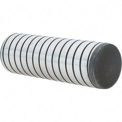 Jergens - 1" Diam x 3" Pin Length Alloy Steel Grooved Dowel Pin - C 47-58 & C 60-64 (Surface) Hardness, 1 Beveled & 1 Threaded End - Eagle Tool & Supply