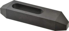 Gibraltar - 3/4" Stud, Steel, Plain Strap Clamp - 1-15/16" Travel, 6" OAL x 1-1/2" Wide x 1" High, Black Oxide Finish, Tapered Nose - Eagle Tool & Supply