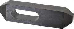 Gibraltar - 7/8, 1" Stud, Steel, Plain Strap Clamp - 1-11/16" Travel, 8" OAL x 2" Wide x 1-3/8" High, Black Oxide Finish, Tapered Nose - Eagle Tool & Supply