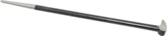 Value Collection - 16" OAL Rolling Head Pry Bar - 1/2" Wide, Chrome Vanadium - Eagle Tool & Supply