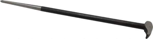 Value Collection - 20" OAL Rolling Head Pry Bar - 5/8" Wide, Chrome Vanadium - Eagle Tool & Supply