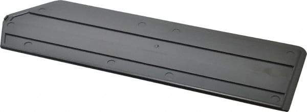 Quantum Storage - 10.9" Wide x 4" High, Black Bin Divider - Use with Quantum Storage Systems - QUS 224 - Eagle Tool & Supply