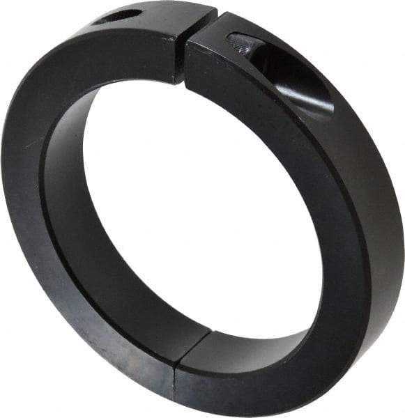Climax Metal Products - 3-3/4" Bore, Steel, Two Piece Clamping Shaft Collar - 5" Outside Diam, 7/8" Wide - Eagle Tool & Supply