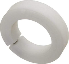 Climax Metal Products - 1-1/2" Bore, Plastic, One Piece One Piece Split Shaft Collar - 2-3/8" Outside Diam, 9/16" Wide - Eagle Tool & Supply