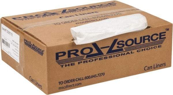 PRO-SOURCE - 0.31 mil Thick, Household/Office Trash Bags - 30" Wide x 36" High, Clear - Eagle Tool & Supply