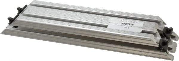 80/20 Inc. - 1-1/2" Wide, 12" High, Open Shelving 45° Support Bracket - Aluminum, Use with Series 15 - 1530 Extrusion - Eagle Tool & Supply