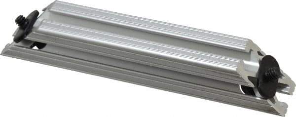 80/20 Inc. - 1" Wide, 6" High, Open Shelving 45° Support Bracket - Aluminum, Use with Series 10 - 1010 Extrusion - Eagle Tool & Supply