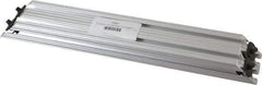 80/20 Inc. - 1" Wide, 12" High, Open Shelving 45° Support Bracket - Aluminum, Use with Series 10 - 1020 Extrusion - Eagle Tool & Supply