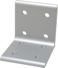 80/20 Inc. - 2.81" Wide, 3" High, Open Shelving 8 Hole Inside Corner Bracket - Aluminum, 3" Deep, Use with Series 15 & Bolt Kit 3320 - Eagle Tool & Supply