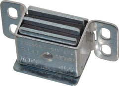 80/20 Inc. - 2.1" Long x 1.1" Wide x 0.56" High, Extruded Aluminum Magnetic Door Catch - 1.14" Long Strike, 0.89" Wide Strike - Eagle Tool & Supply