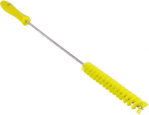 Vikan - 3/4" Diam Polyester Valve Brush - 19-5/8" OAL, 5-3/4" Head Length, Polypropylene & Stainless Steel Handle - Eagle Tool & Supply