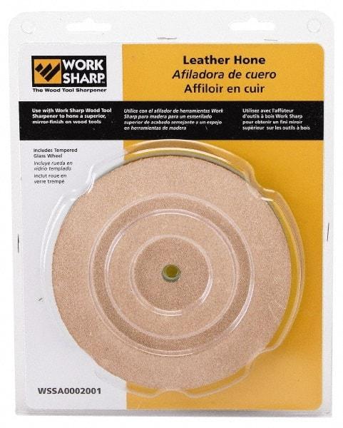 Work Sharp - 6 Inch Outside Diameter Leather Hone Kit - Work Sharp 3000 Machine Compatible - Eagle Tool & Supply