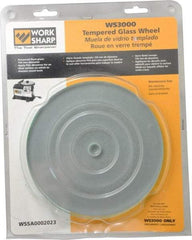 Work Sharp - 6 Inch Outside Diameter 150 mm Tempered Glass Wheel - Work Sharp 3000 Machine Compatible - Eagle Tool & Supply