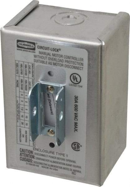 Hubbell Wiring Device-Kellems - Cam and Disconnect Switch Enclosure - For Use with 30 Amp Disconnect Switches - Eagle Tool & Supply