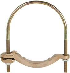 Thomas & Betts - 4 to 4/0 AWG Compatible U-bolt Rod Clamp - Bronze, CSA Certified, UL File E3060, UL Listed - Eagle Tool & Supply