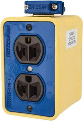 Conductix - Plastic Rectangle Outlet Box - 4-1/2" Overall Height x 2-1/2" Overall Width - Eagle Tool & Supply