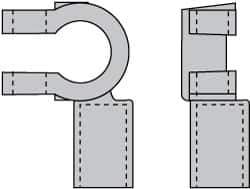 Noco - Automotive Battery 4/0 Left Elbow Terminal - Positive Polarity - Eagle Tool & Supply