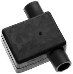 Noco - 1 & 2 Gauge, Flag Automotive Battery Terminal Protector - Black - Eagle Tool & Supply