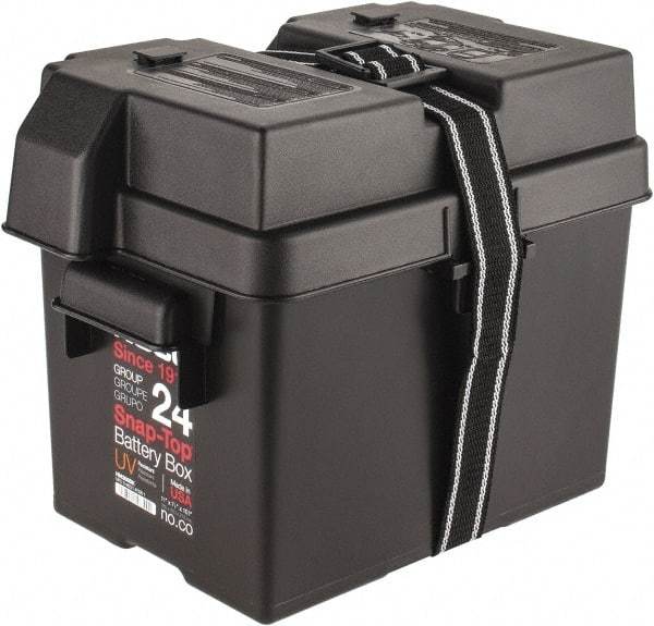 Noco - Group 24 Automotive Battery Box - 13-3/8" Outside Length x 10-1/8 Width x 11 Height, 11" Inside Length x 7-7/8 Width x 10-3/4 Height - Eagle Tool & Supply