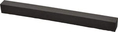 Made in USA - 1/2" Wide x 6" Long x 1/2" Thick, Square Abrasive Stick - Medium Grade - Eagle Tool & Supply